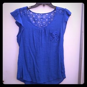 Royal blue Blouse